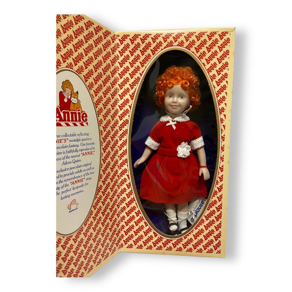 Annie Porcelain Doll of Aileen Quinn Vintage Applause Knickerbocker 1982